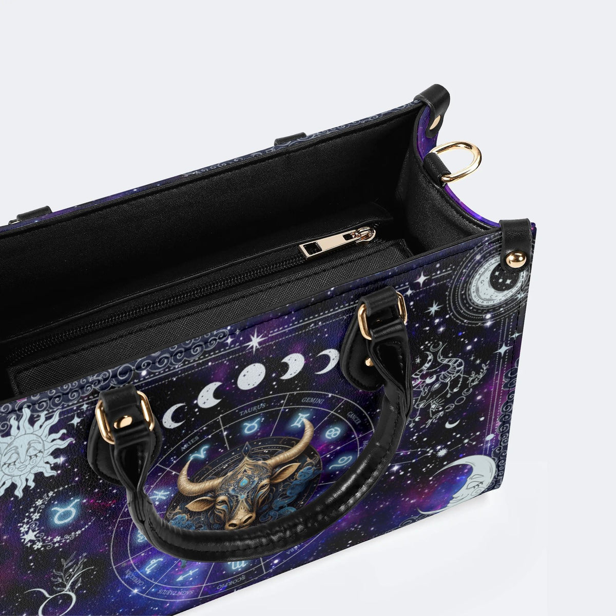 Taurus Starry Sky - Leather Handbag