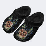 The Return of the Living Dead Print - Fur Lined Slippers/Sandals