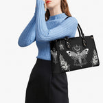 Surreal Death Moth - Leather Handbag