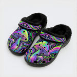 Psychedelic Mushroom Forest Fleece-Lined Clogs