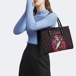 Horror Ghostface Print - Leather Handbag