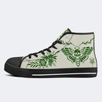 Classic Death Moth Vintage Print - High Top Canvas
