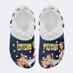 Horror Movie Vintage Graphic - Fur Lined Slippers