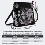 Tarot Skull Butterfly Print - Bucket Bag