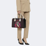 Horror Ghostface Print - Leather Handbag
