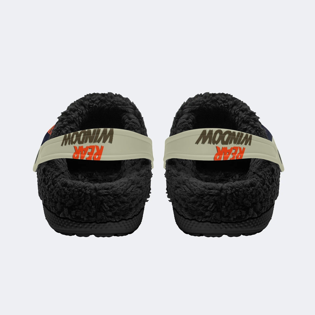 Horror Movie Vintage Graphic - Fur Lined Slippers