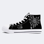 Classic Love Spiderweb Print - High Top Canvas