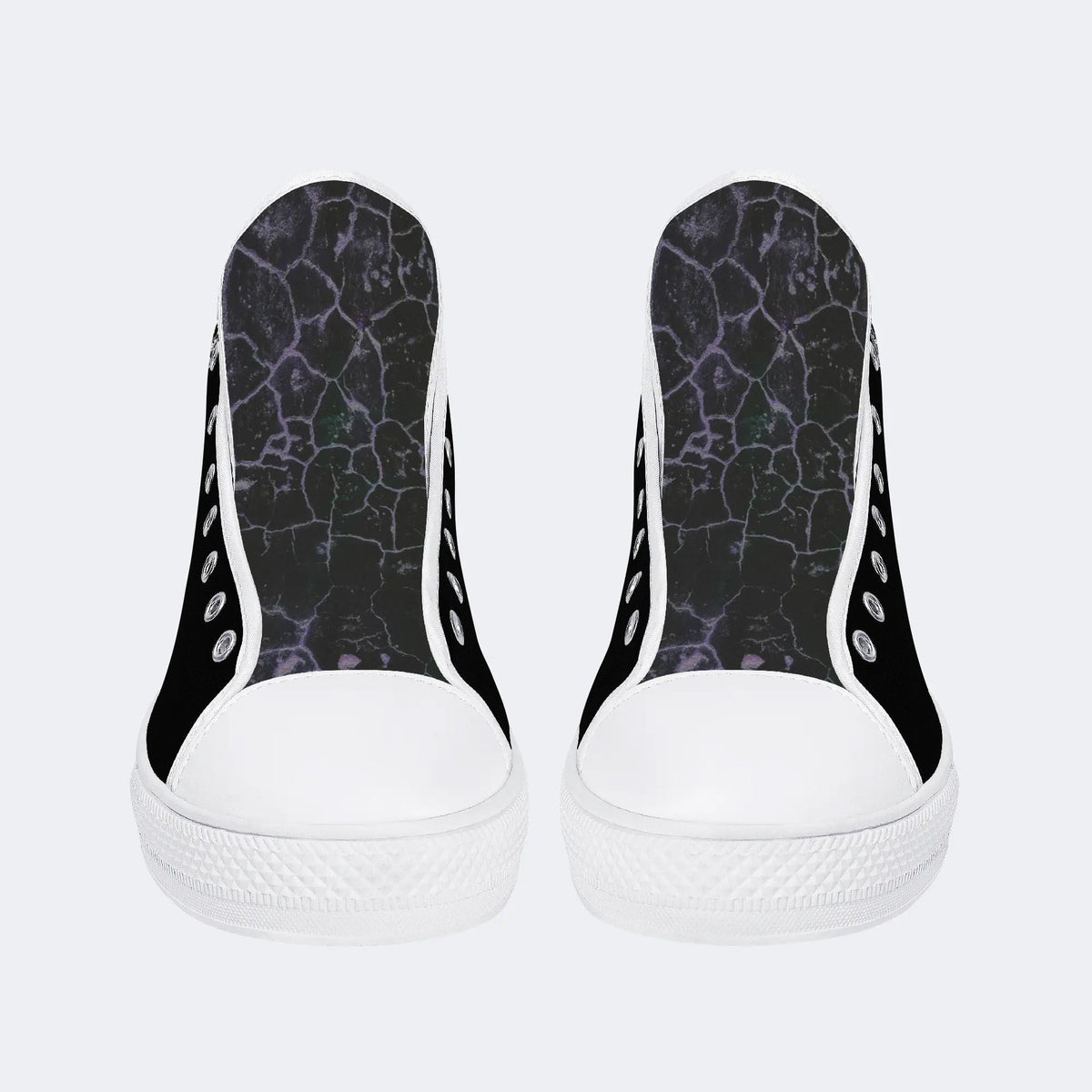 Surreal Death Moth&Skull - High Top Canvas