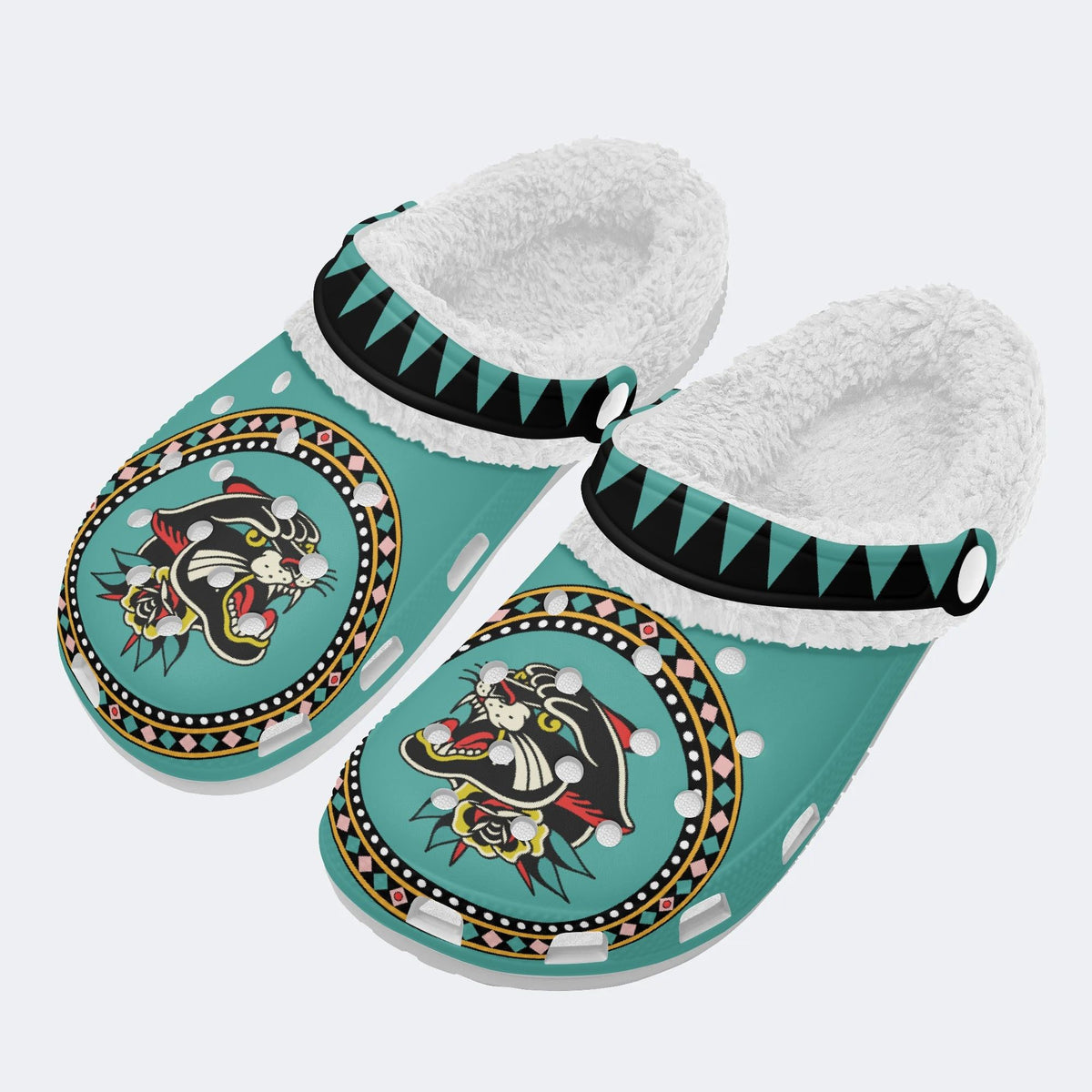 Wild And Fearless - Fur Lined Slippers/Sandals