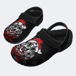 Unisex Horror Terrifier Print - Fur Lined Slippers/Sandals