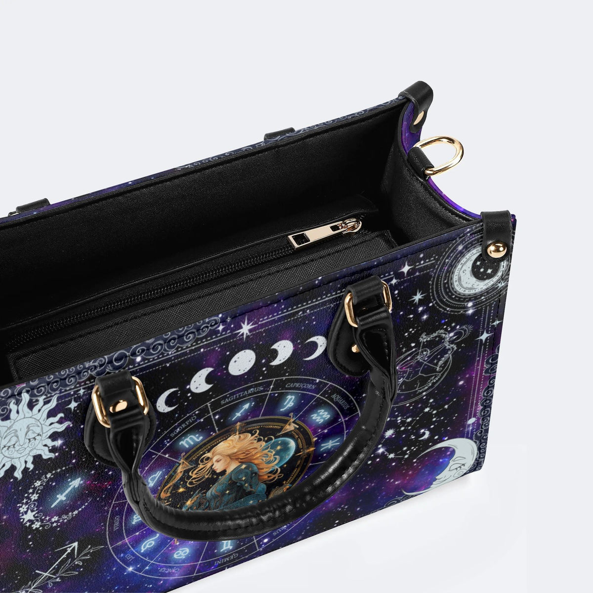 Shooter's Starry Sky - Leather Handbag