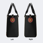 Vintage Black Panther On The Boat - Leather Handbag