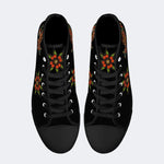 Tiger And Auspicious Clouds Print - High Top Canvas