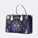 Pisces Starry Sky - Leather Handbag