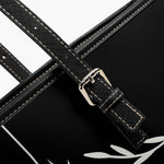 Death Moth Vintage Print - Leather Shoulder Bag