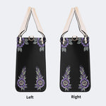 Unisex Tiger Print - Leather Handbag