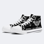 Classic Death Moth Vintage Print - High Top Canvas