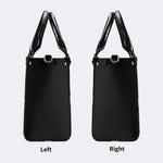 Fire Tiger Traditional Tattoo Print - Leather Handbag