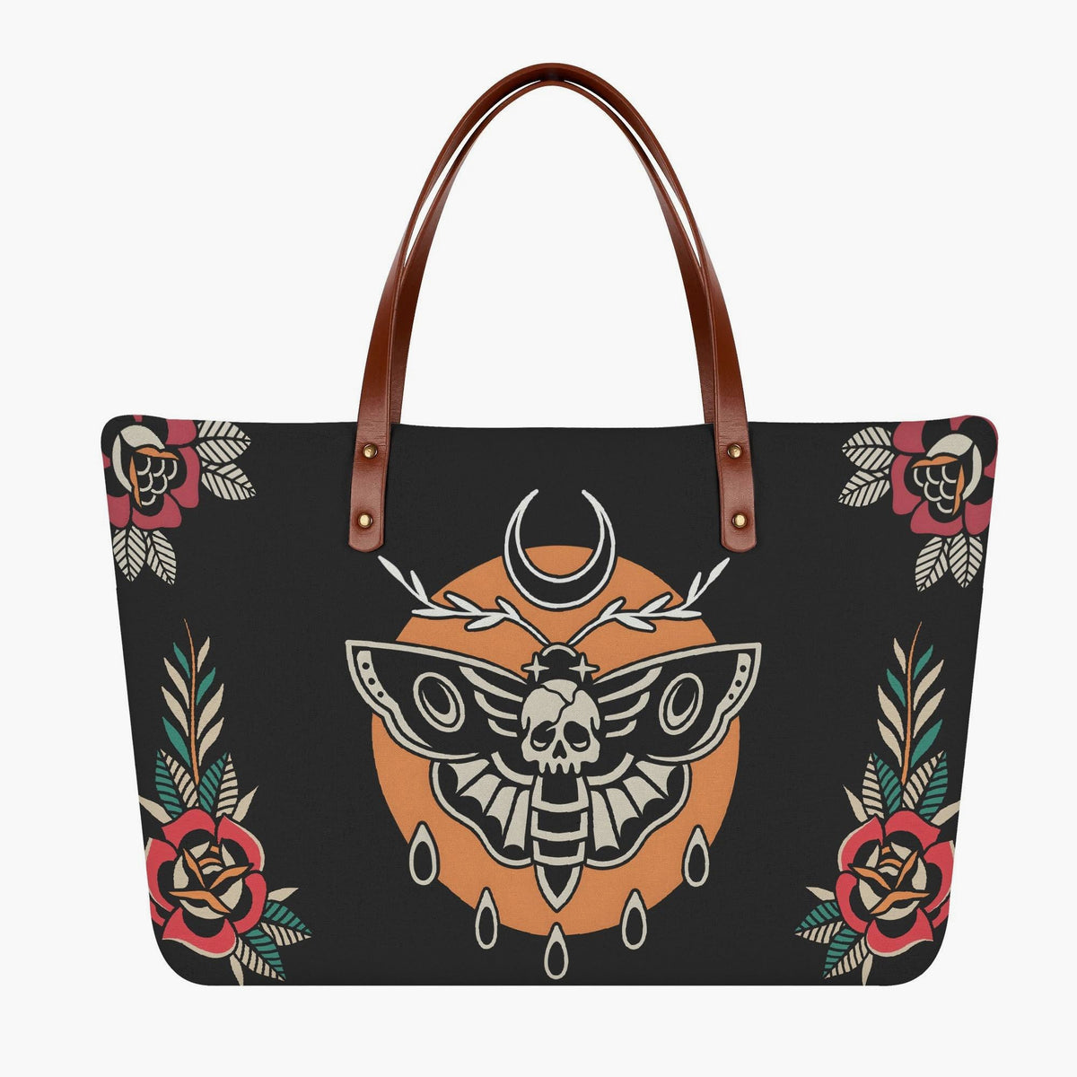 Death Moth Vintage Print - Handbag