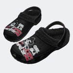 A Nightmare on Elm Street Print - Fur Lined Slippers/Sandals