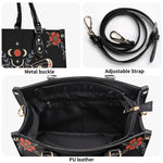 Red Spotted Death Moth - Leather Handbag