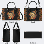Unisex Monkey Print - Leather Handbag