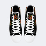 Tiger And Auspicious Clouds Print - High Top Canvas