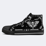 Classic Death Moth Vintage Print - High Top Canvas