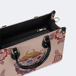 Death Moth Gradient Print - Leather Handbag