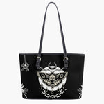 Death Moth Vintage Print - Leather Shoulder Bag