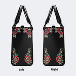 Cowboy Frog Print - Leather Handbag