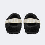 Jesus Wept Retro Print - Fur Lined Slippers/Sandals