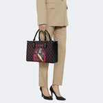 Horror Ghostface Print - Leather Handbag