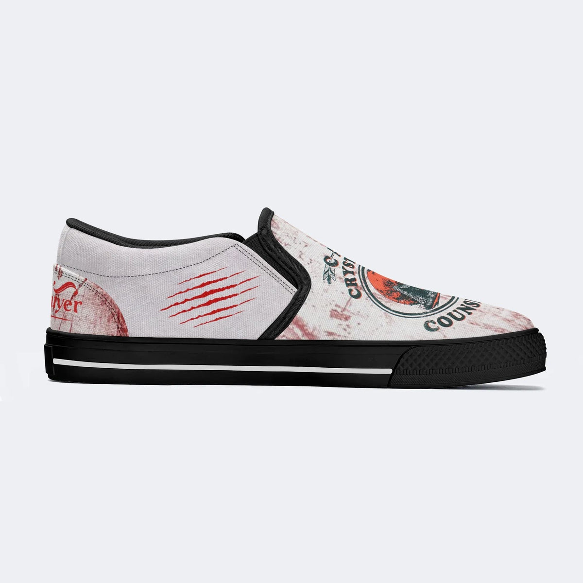 Bloody Camp Crystal Lake Counselor Unisex - Slip On Shoes