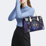 Pisces Starry Sky - Leather Handbag
