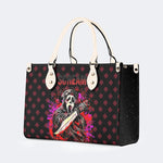 Horror Ghostface Print - Leather Handbag