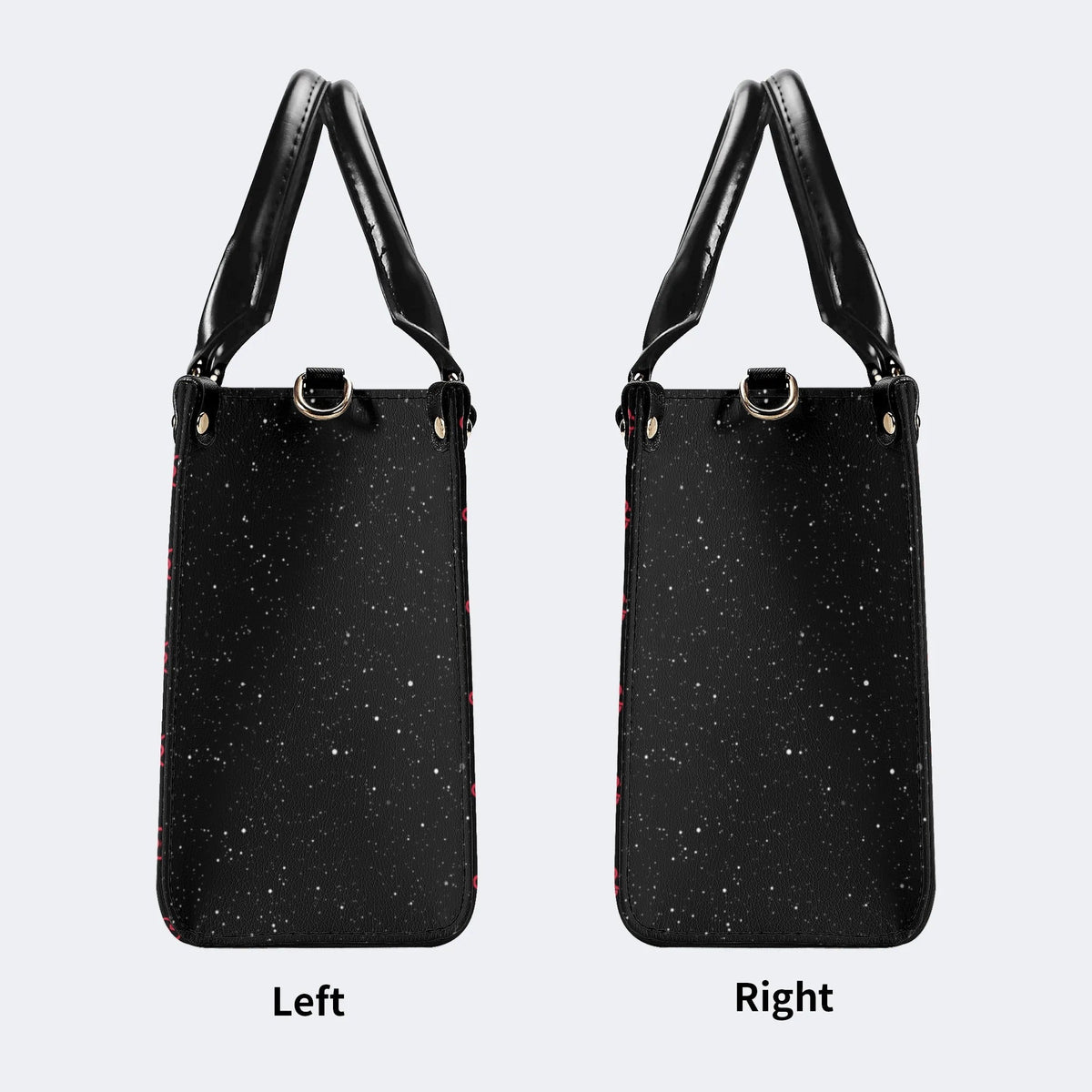Horror Ghostface Print - Leather Handbag