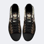 Death Moth&Skull - High Top Canvas