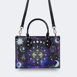 Pisces Starry Sky - Leather Handbag