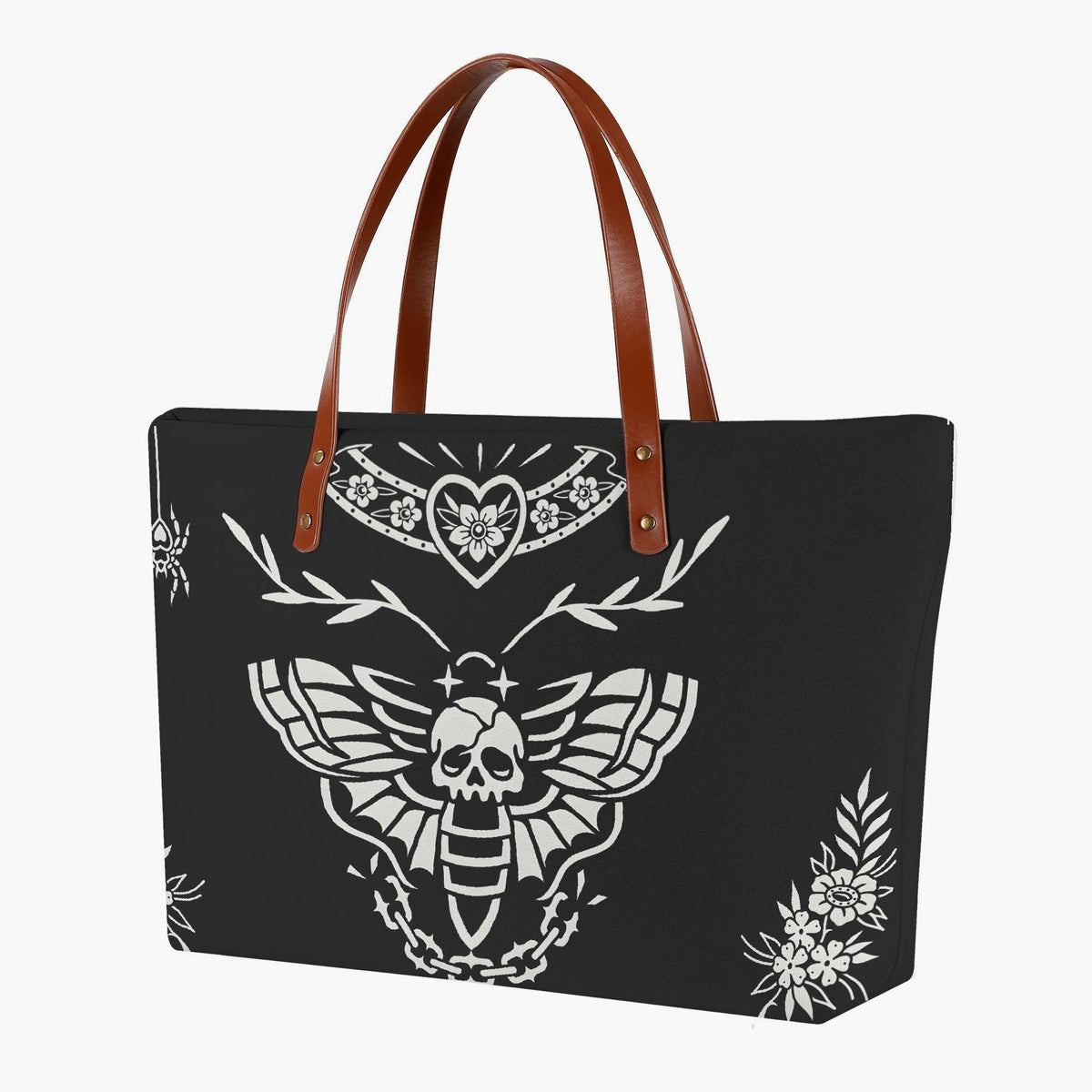 Death Moth Vintage Print - Handbag
