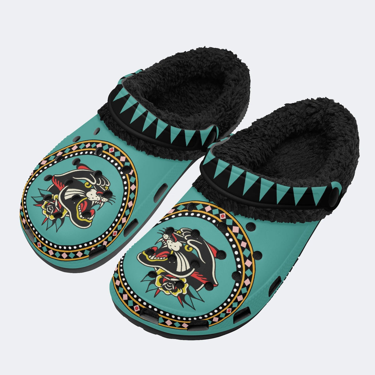 Wild And Fearless - Fur Lined Slippers/Sandals