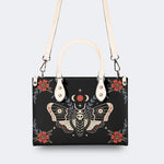 Red Spotted Death Moth - Leather Handbag