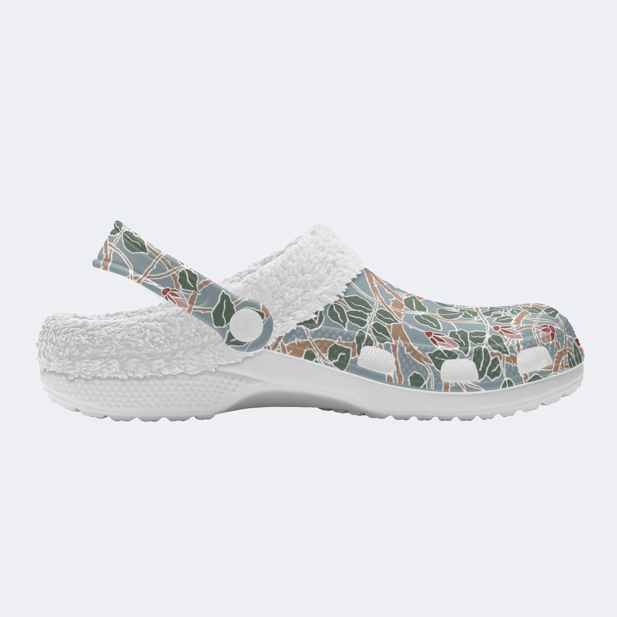 A hedge of briars and roses - Fur Lined Slippers/Sandals