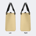 Traditional Tiger and Dragon Print - Leather Handbag