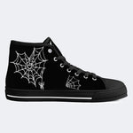 Classic Love Spiderweb Print - High Top Canvas