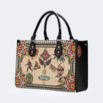 Eyes & Death Moth - Leather Handbag