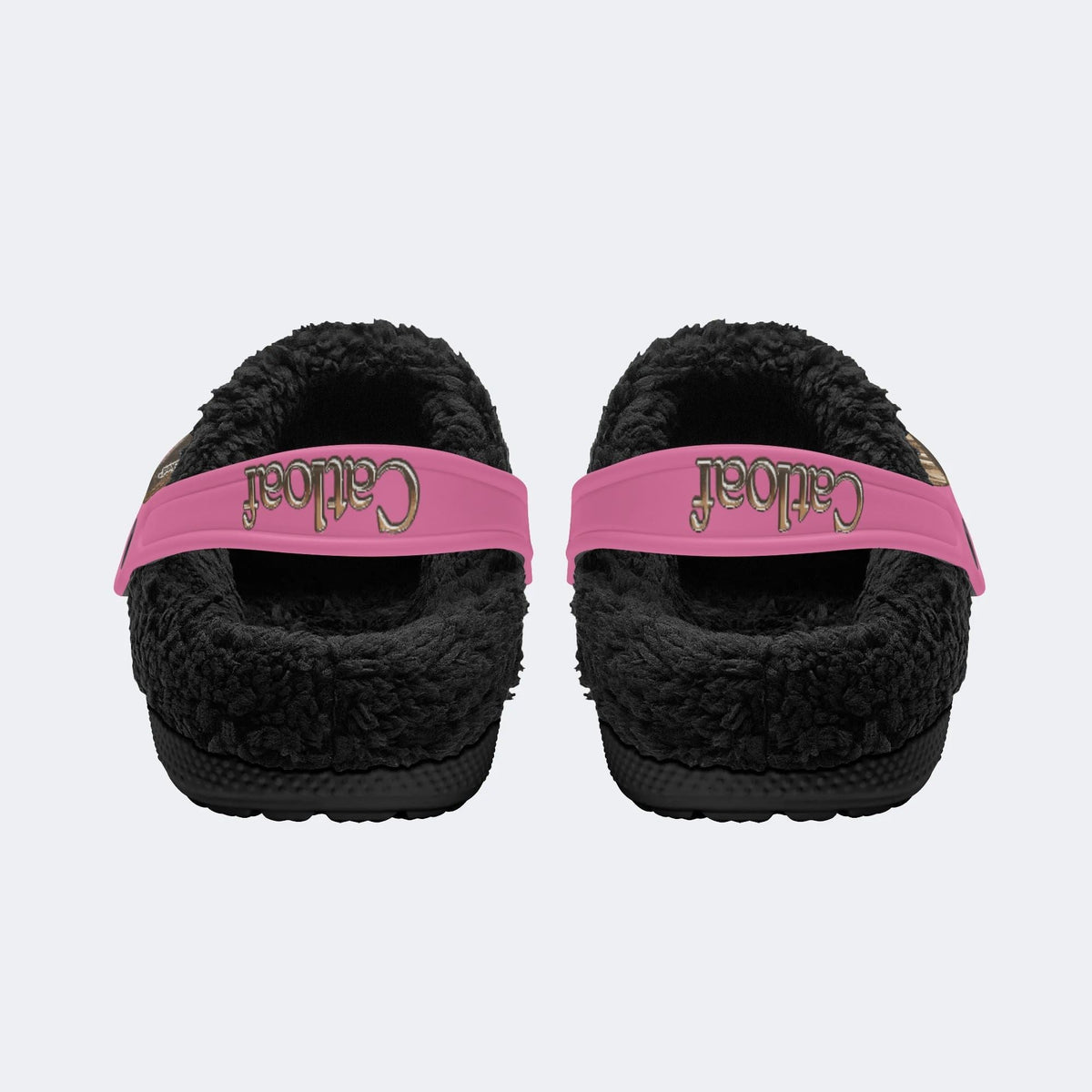 Cat Loaf Unisex Vintage - Fur Lined Slippers/Sandals