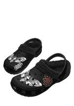 Death Blossom Moth Fuzzy Slippers
