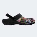 Unisex Horror Terrifier Print - Fur Lined Slippers/Sandals