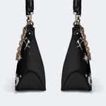 Gothic Eagle And Snake - Leather Crossbody Bag